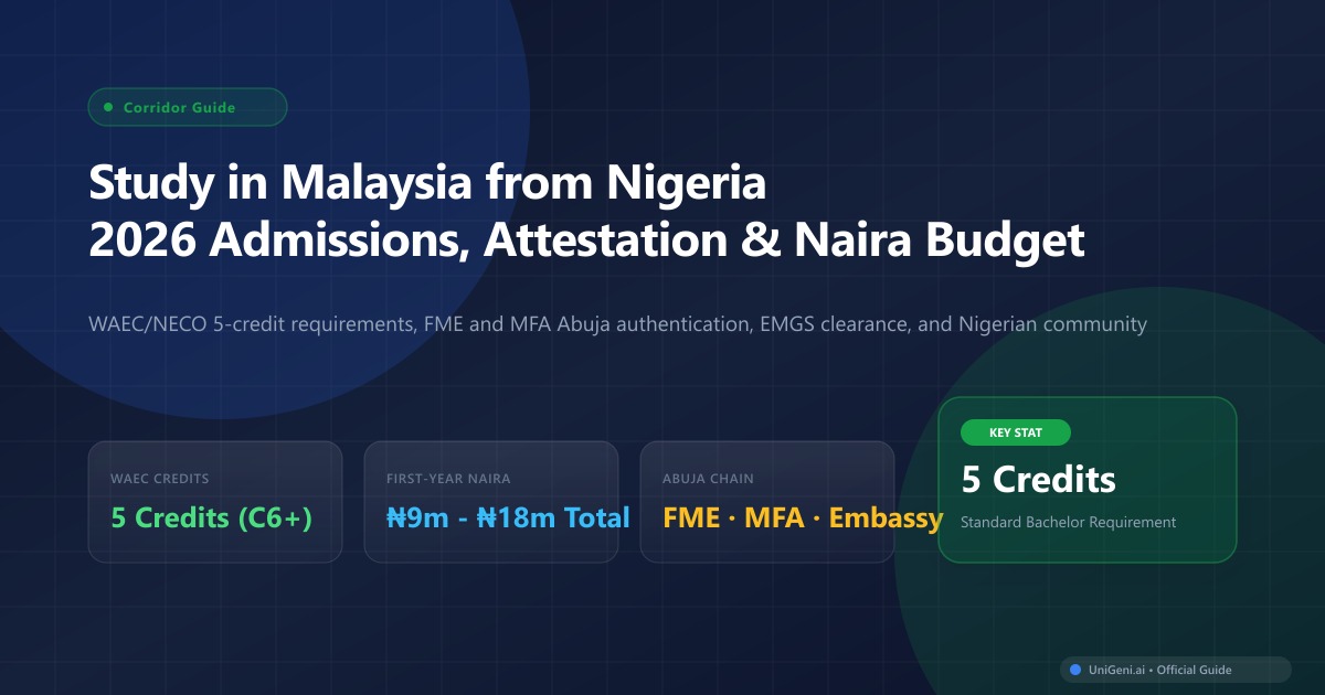 Study in Malaysia From Nigeria: The Complete 2026 Guide